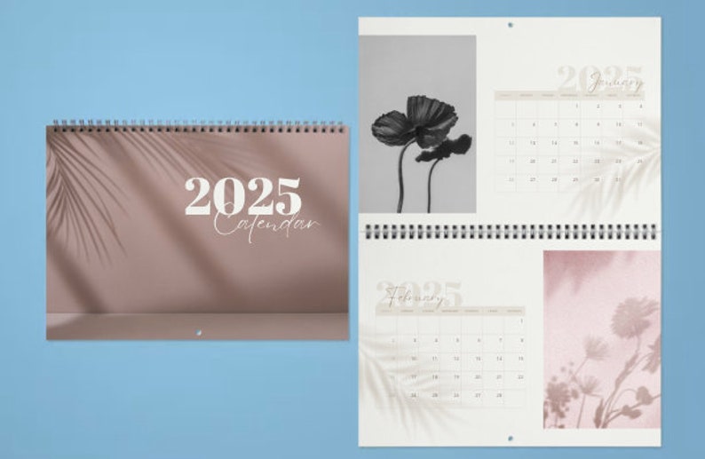 Calendrier 2025 Calendar 2025 Aesthetic - Etsy