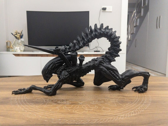 Xenomorph Figurine Alien Movie Inspired Collectible Sculpture 