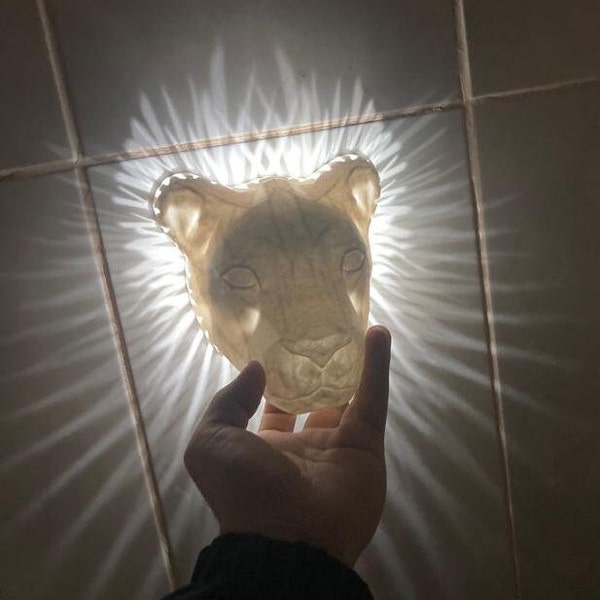 Lampe murale Lion, veilleuse Lion