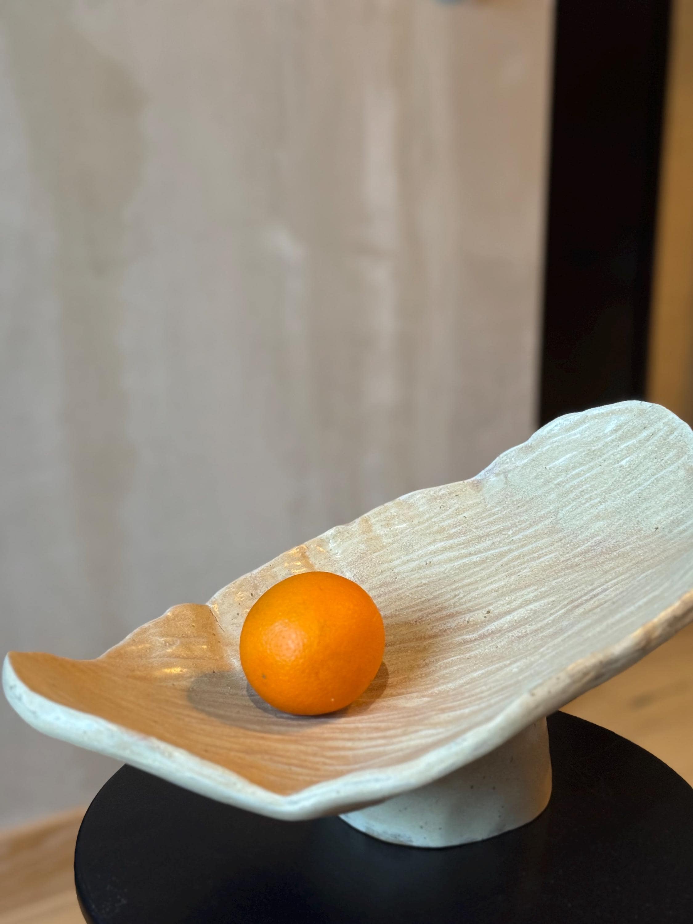Sculptural Ceramic Bowl - Rustic Centerpiece Bowl
