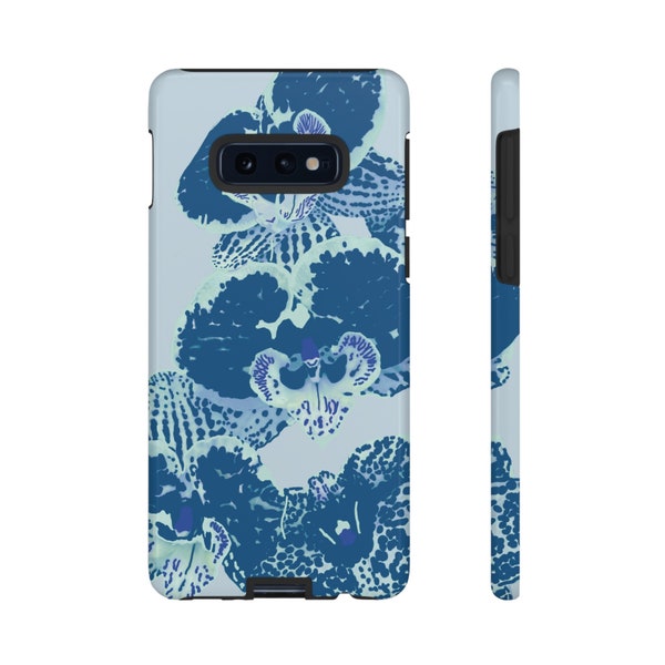 Blue Orchids- Phone case
