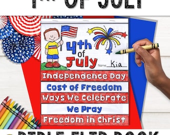 Artisanat du 4 juillet pour les enfants | Coloriages patriotiques chrétiens à imprimer | École du dimanche | 250 anniversaires en Amérique | Activité du jour de l'indépendance