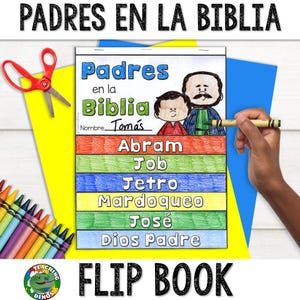 Father&#39;s Day Craft Spanish | Fathers in the Bible en español | Bible Story Lesson | Printable Bible Coloring Pages Christian | Día del padre