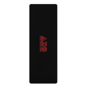 Premium Rubber Yoga Mat - Non-Slip Fitness Gear Delta sigma Theta Home Practice, Exercise, Pilates, Gift for Yoga Lovers, Durable & Stylish
