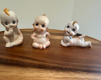 Statuette di angeli Kewpie Doll - Set di 3