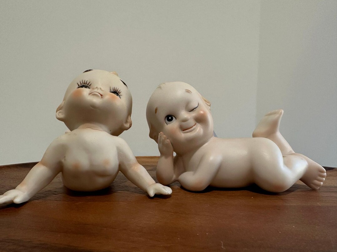 キューピー人形 陶器製置物 2個セット - Etsy 日本