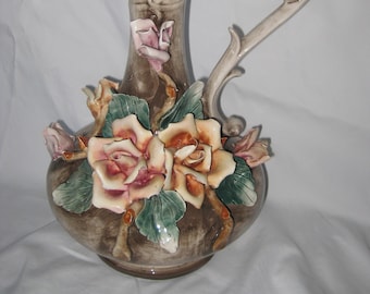 Capodimonte Floral Jug