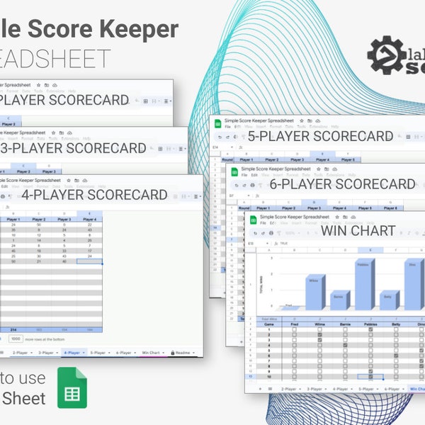 Simple Score Keeper Spreadsheet - let this Google Sheet keep score so you can focus on winning!