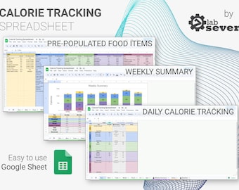 カロリー追跡スプレッドシート（Google スプレッドシート）