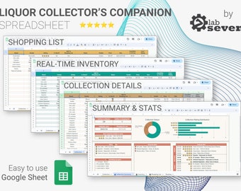 酒類コレクター向けスプレッドシート（Google スプレッドシート）