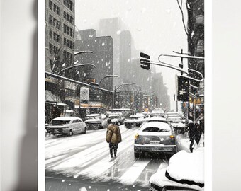 Winter Wonderland in der Stadt