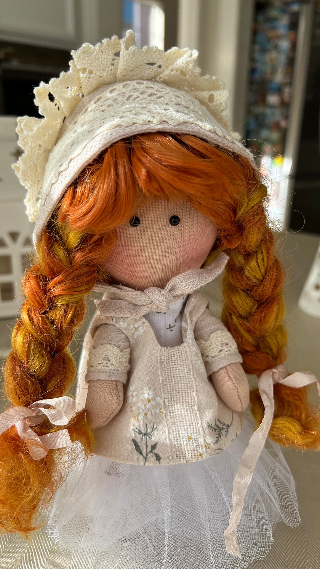 Primitive Doll Handmade, Handmade Doll,fabric Doll Handmade, Doll Tilda