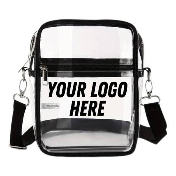 Custom Clear Crossbody Bag | Personlized Stadium-Approved Bag | Clear Crossbody Purse | Personalized Transparent Bag