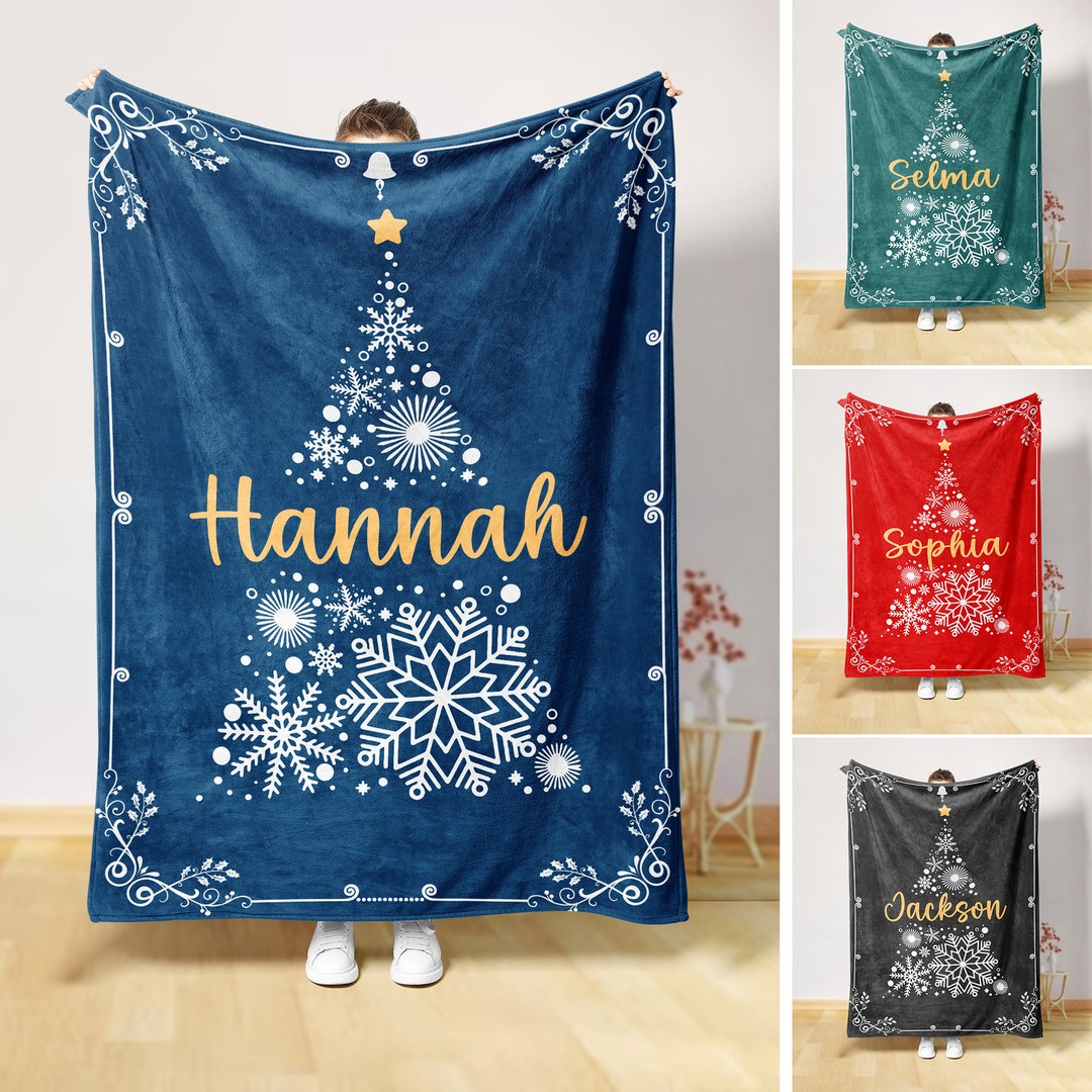 Personalized Christmas Blanket