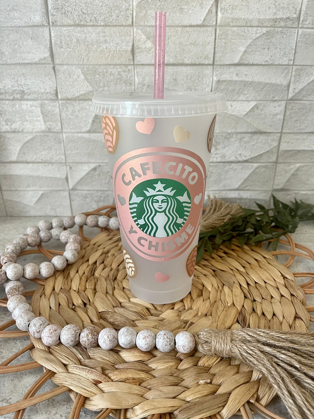 Starbucks 20oz Glass Tumbler With Lid And Straw for Sale in Mesa