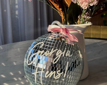 Personalised Disco ball - Perfect hens or wedding gift