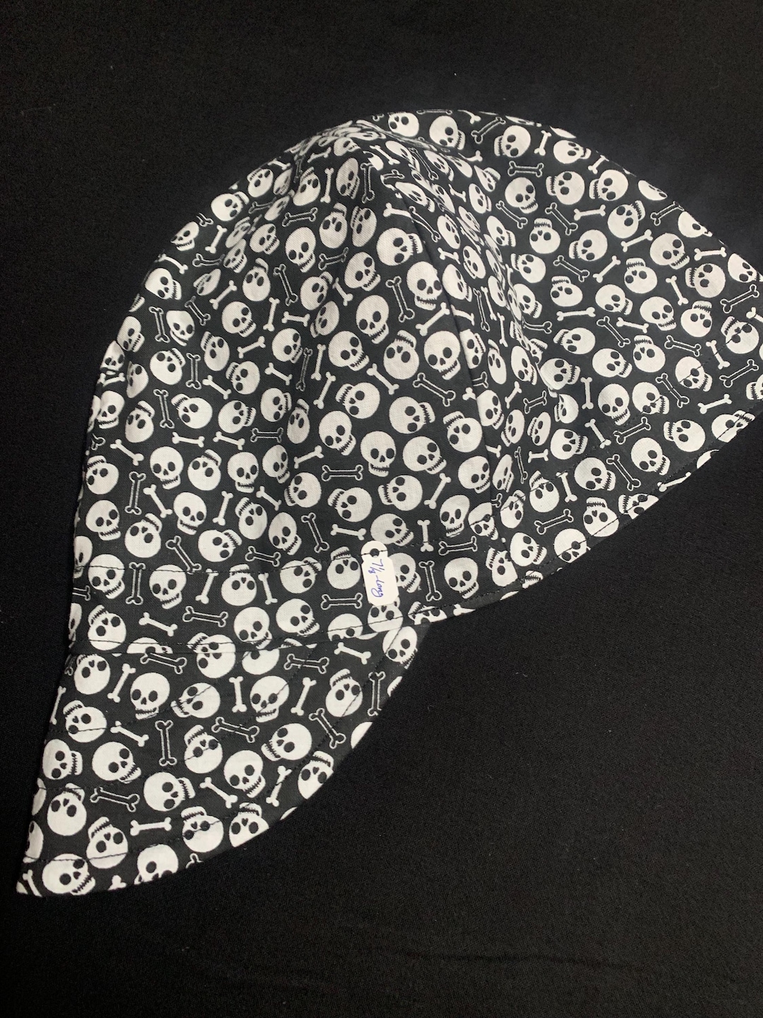 Quality, Pre-shrunk, Handmade Welding Caps! Skulls Black & White