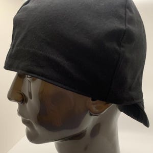 Quality, pre-shrunk, handmade welding caps!  Black!