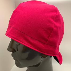Quality, pre-shrunk, handmade welding caps!  Pink!