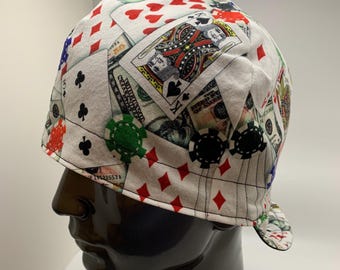 Quality, pre-shrunk, handmade welding caps!  Poker Playing Cards!