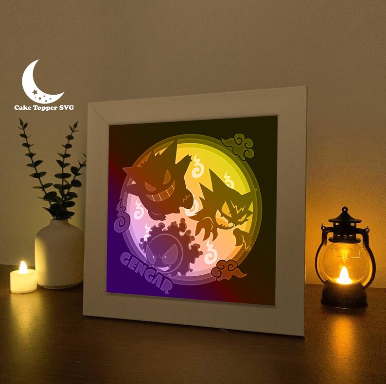 Pokemon Light Box Template Files Pokemon Shadow Box SVG Etsy