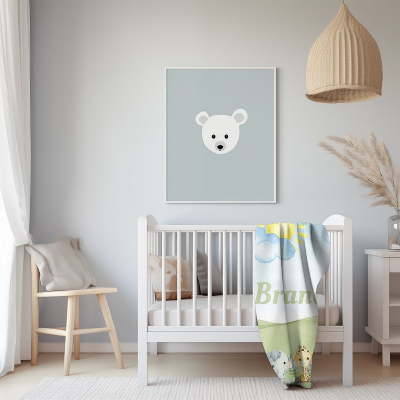 Personalized Baby Blanket Baby Boy Gift Unique Custom Baby Boy Blanket