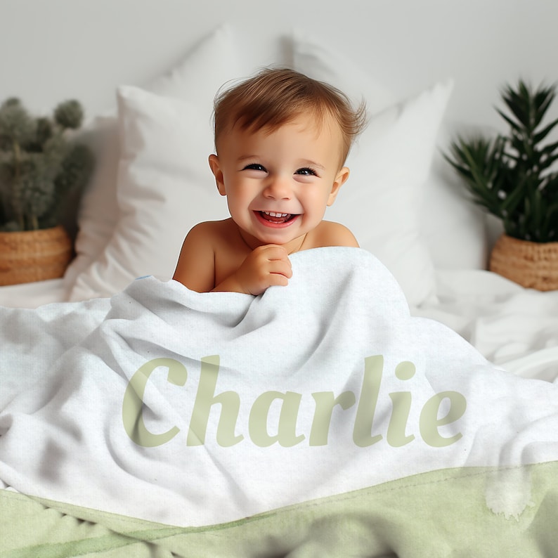 Personalized Baby Blanket Baby Boy Gift Unique Custom Baby Boy Blanket With Name Personalized