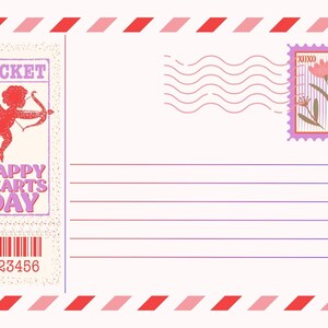 Cartão postal do dia dos namorados