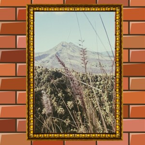 Bali Mount Batur Wall Art - Printable download - Bali Landscape Print - Indonesia Wall Art - Minimalist Travel Print Art. Indonesian poster