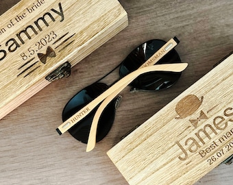 Personalized Wedding Party Sunglasses , Groom Sunglasses, Best Man Sunglasses, Groomsmen Sunglasses, Groomsman Gift, Wedding Sunglasses