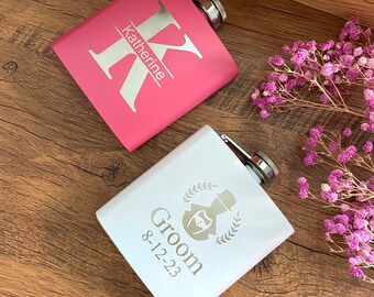 Personalized Bridesmaids' Gifts Hip Flask, Birthday/Wedding Party Favors, Gifts for Woman, Customized Woman Flasks Gifts