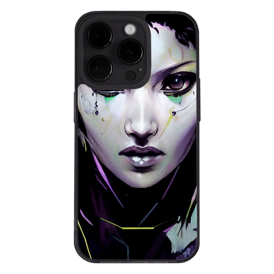 Woman Face iPhone 14 Pro Max Case Colorful Phone Case for iPhone 14 Pro