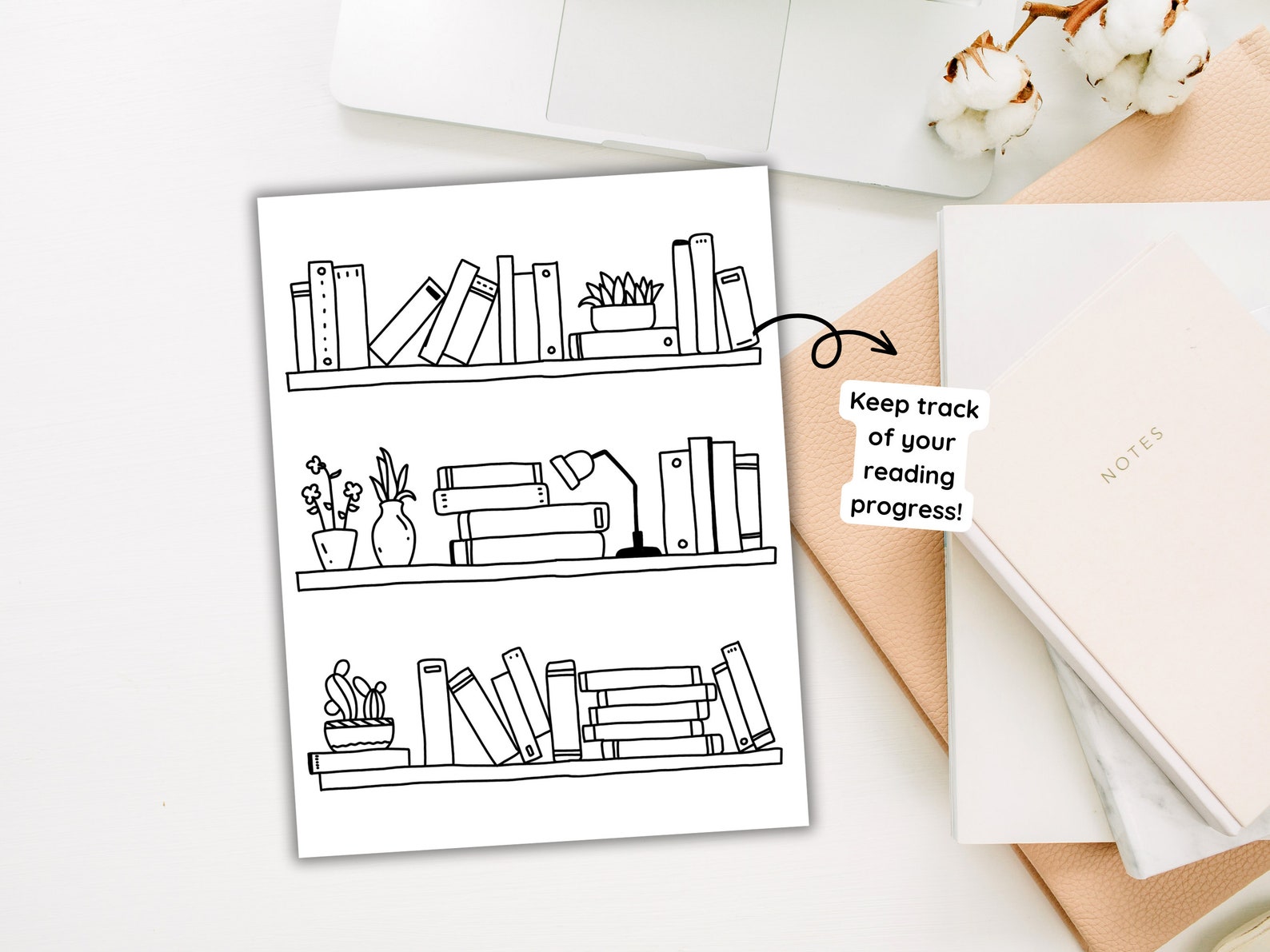 Bookshelf Tracker, Book Tracker Printable, Printable Bookshelf ...