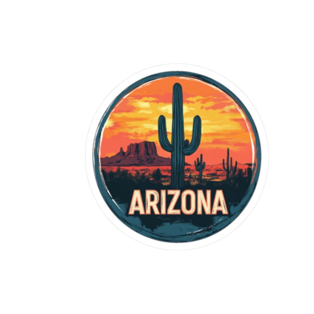 Arizona Sunset Kiss-cut Stickers, Laptop Decals, Travel Stickers ...