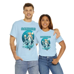 T-SHIRT: Wassermann (ZODIAC), Unisex Heavy Cotton Tee, Geschenk, Geburtstag, Frauen, Männer, Mädchen, Junge, Mann, Frau, niedlich, Sternzeichen