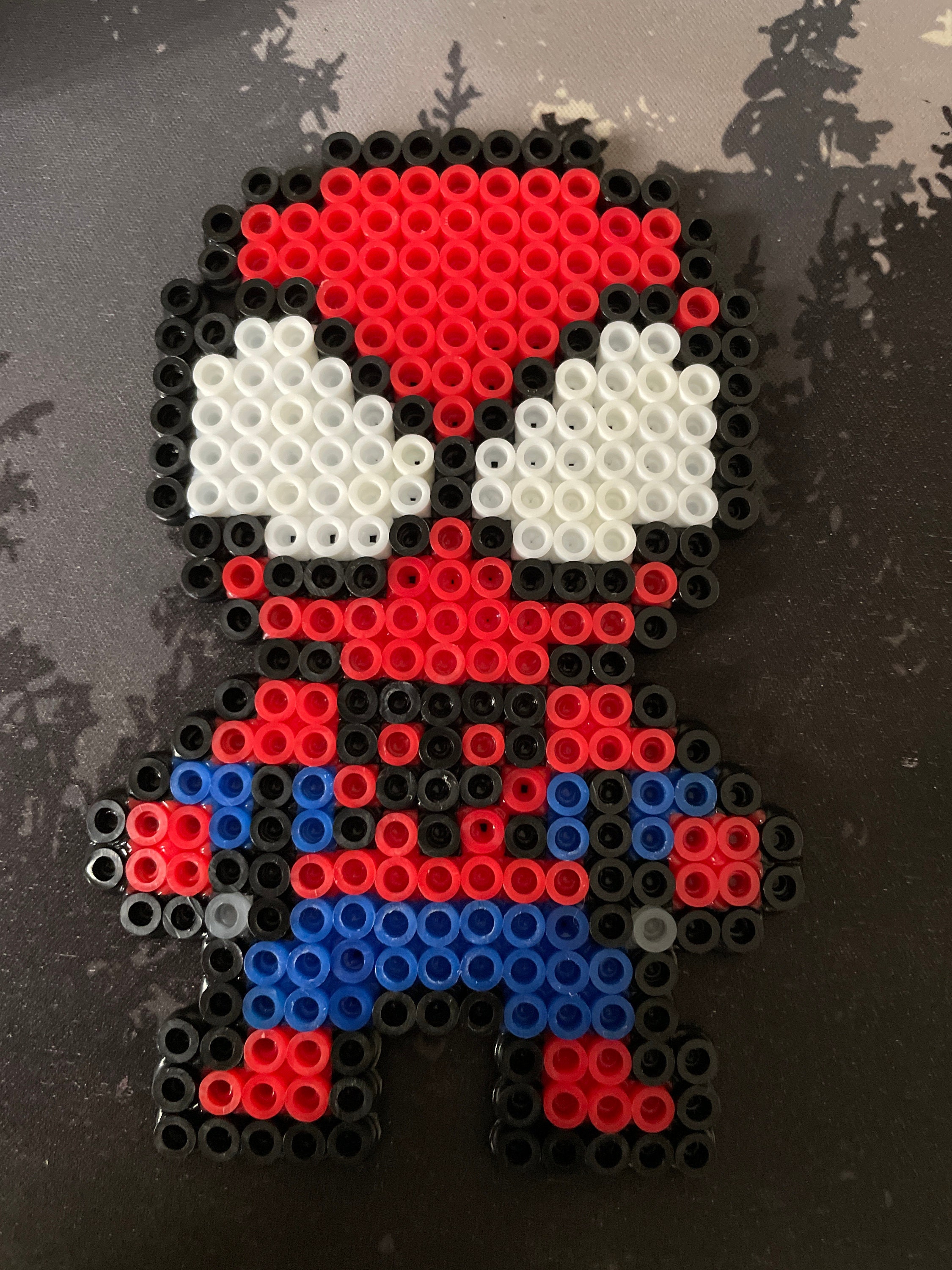 Spider Man and Venom Pixel Art by IrishPerlerPixels