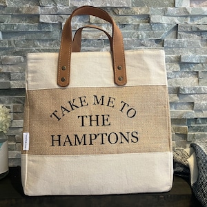 Personalised Tote Bag, Bridesmaid gift, Personalised Bag, Custom Tote, Hamptons, customise, corporate, gifting