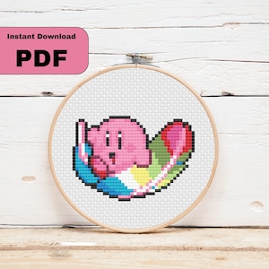 Feather Kirby Cross Stitch Downloadable Pattern