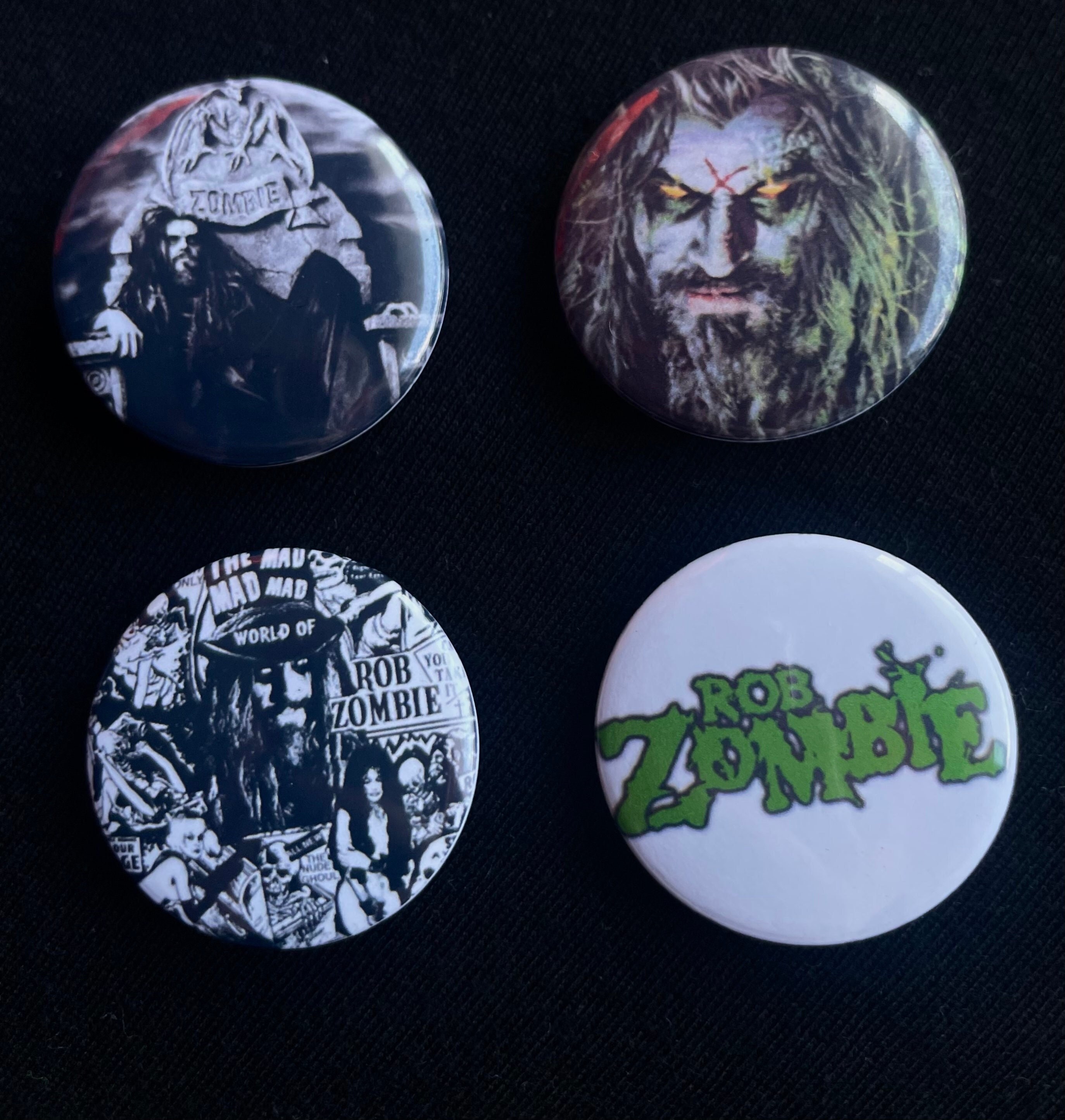 Rob Zombie Badges 4 Pack photo