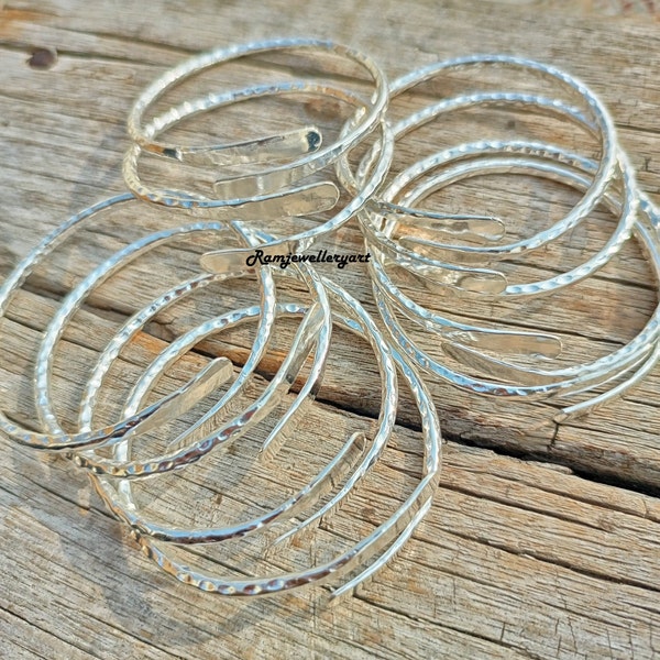 Thick West Indian Bangles, Boho silver Bangles, Sterling Silver Bangles, Bangles, West Indian Silver Bangles, Silver Boho bangles for women