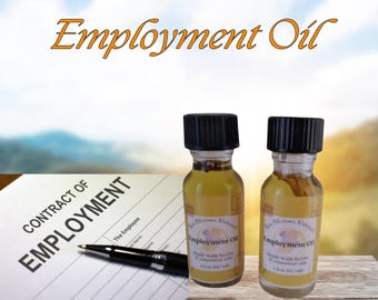 Employment Oil, Steady Work, Attract new Job & Career Success Spell