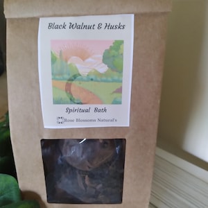 Black Walnut Spiritual Bath, uncrossing ritual, protection from evil eye cleanse, fall out of love cleanser, remove soul ties