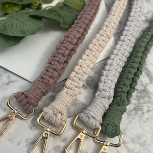 Macrame Lanyard | Custom Made to Order Macrame Braided Badge Holder, ID Holder, Name Badge Holder, Teacher lanyard