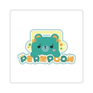 Cute Bear Kiss-Cut Stickers, Fun Laptop Decor, Gift for Kids, Scrapbooking Accessories, Party Favors, Sticker Collection