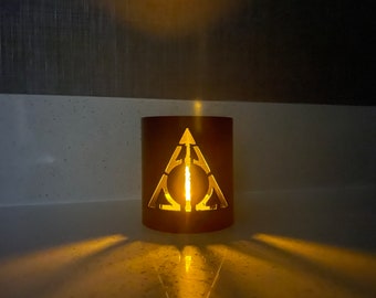 Deathly Hallows candle holder tea light