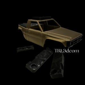 SCX24, Axial, Toyota, carrocería con cama pinzada, carrocería RC impresa en 3D.
