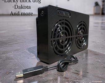MagOut Outdoors Co. — CAD‑Designed Kennel & Camping Fans (Single, Dual, v1.2, v1.4) Dog Kennel, Pet Cooling