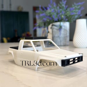 SCX24, Axial, Toyota, carrocería con cama pinzada, carrocería RC impresa en 3D.