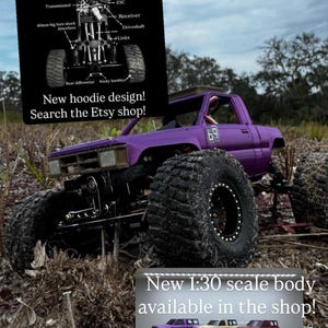 複数の色。SCX24、アキシャル、トヨタ、ピンチベッドボディ。RCボディ3Dプリント、RCクローラーボディ