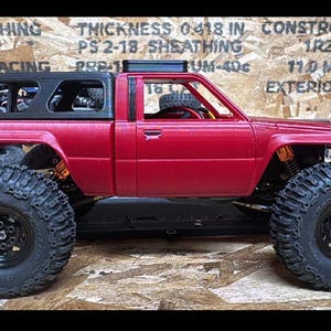 SCX24, Axial, Toyota, carrocería con cama pinzada, carrocería RC impresa en 3D.